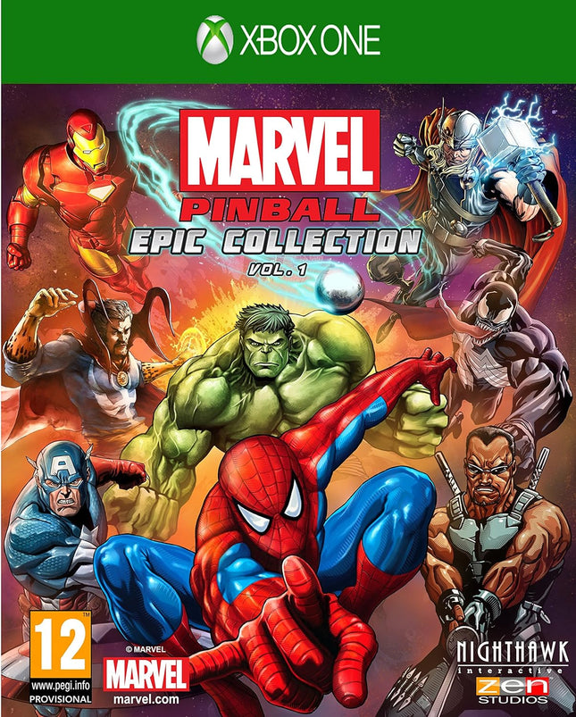Marvel Pinball (Xbox One) CD/DVD 30%