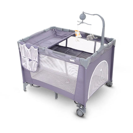 Tinnies Baby Play Pen W/Rocking P614 GREY