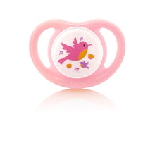 BABY PACIFIER – BIRD MOTIF (0–6 MONTHS)