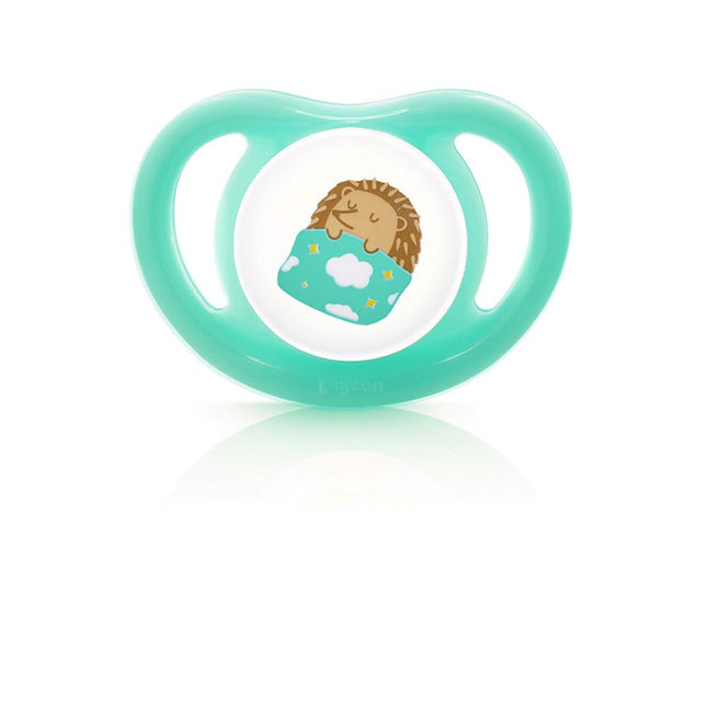 BABY PACIFIER – HEDGEHOG MOTIF (6–18 MONTHS)