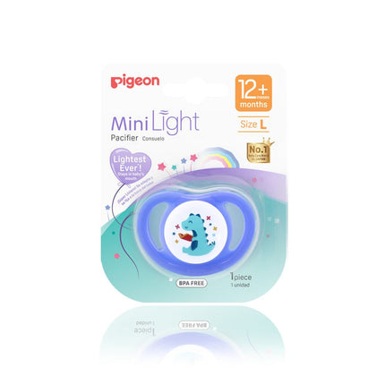 Mini Light Pacifier (L) Boy Dino Reading Book