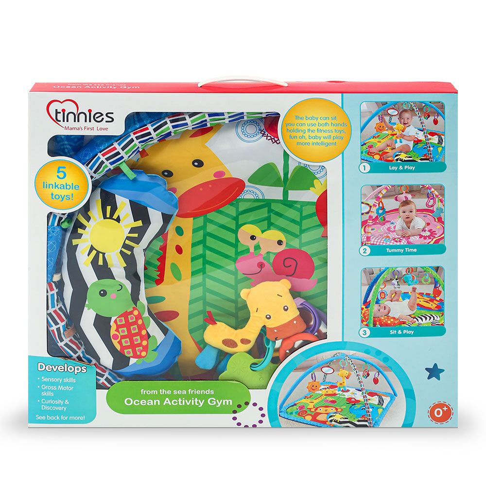 TINNIES - GREEN BABY PLAY MAT – LINKABLE TOYS (0–12 MONTHS)