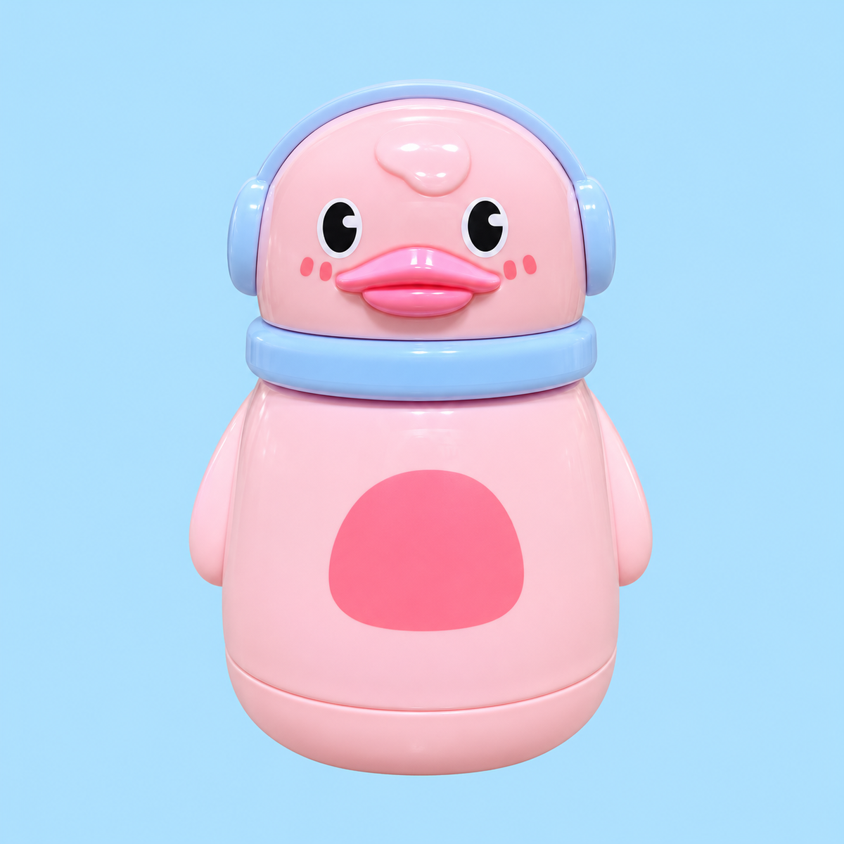 Baby Powder Container with Soft Puff