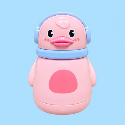 Baby Powder Container with Soft Puff