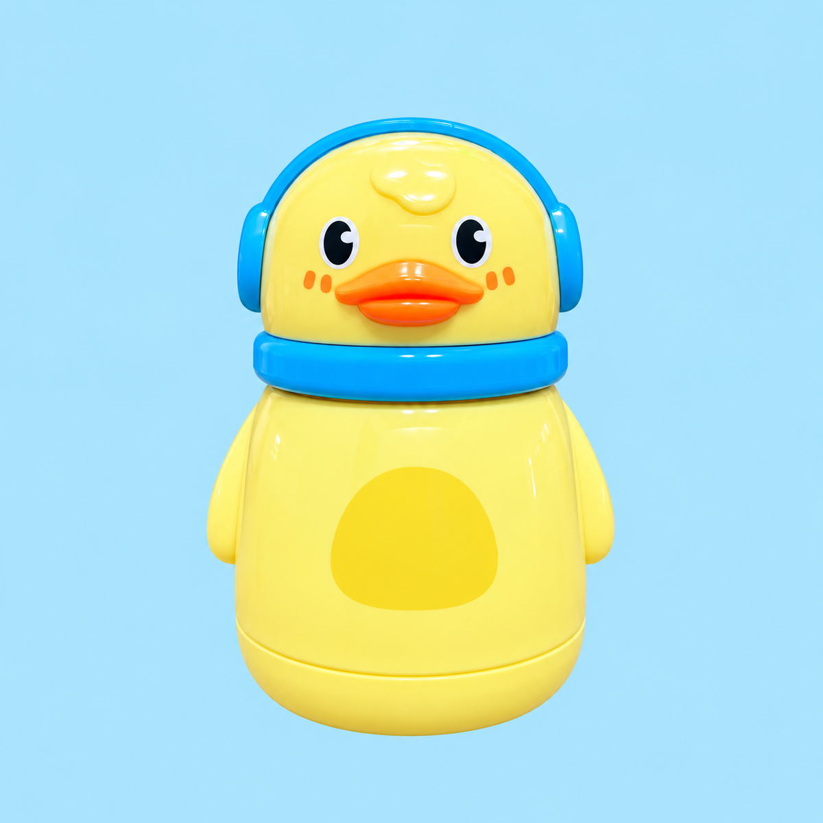 Baby Powder Container with Soft Puff