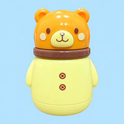 Baby Powder Container with Soft Puff