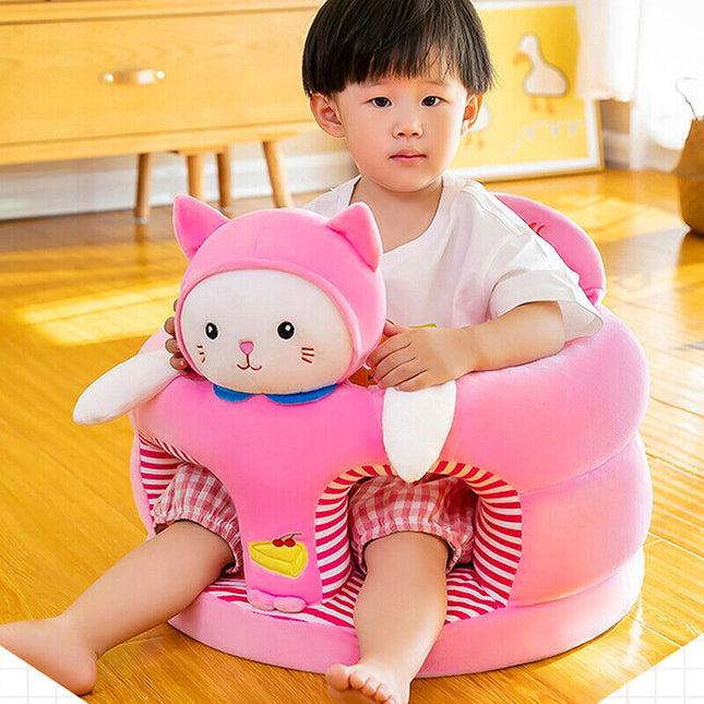 Baby Seating Training Sofa Seat Cartoon Theme - Pink