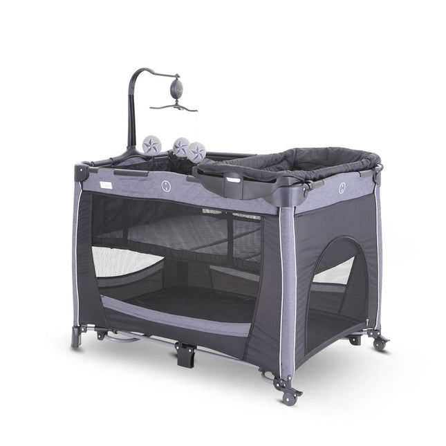 3-IN-1 BABY BASSINET & PLAYARD - T301 BLACK