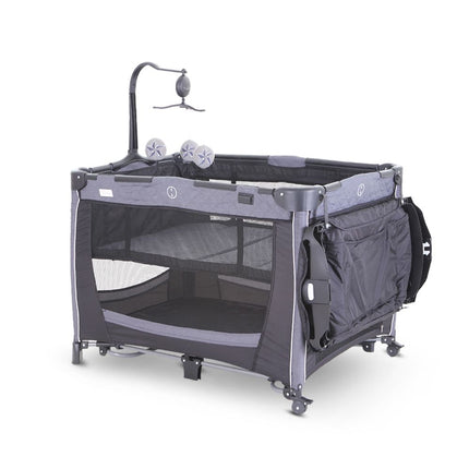 3-IN-1 BABY BASSINET & PLAYARD - T301 BLACK