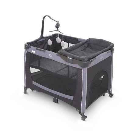 3-IN-1 BABY BASSINET & PLAYARD - T301 BLACK