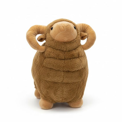 Brown Ram Plush Toy – Soft & Unique Stuffed Animal for Kids