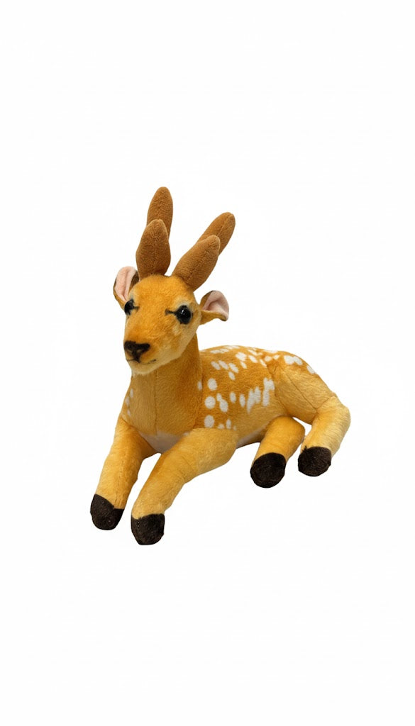 Realistic Deer Plush Toy – Soft & Elegant Stuffed Animal for Kids
