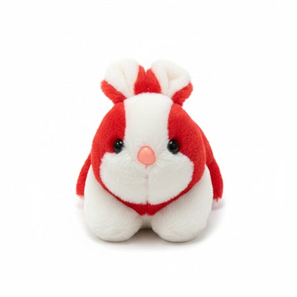 Red & White Bunny Plush – Soft and Cute Stuffed Toy for Kids