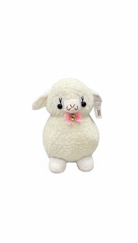 Cute White Sheep Plush – Soft & Fluffy Stuffed Toy for Kids