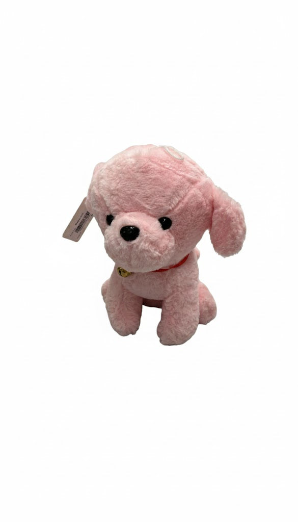 Pink Puppy Plush – Soft & Cute Stuffed Dog Toy for Kids