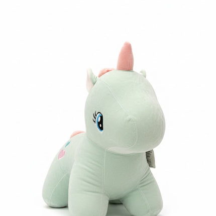 Mint Green Unicorn Plush – Soft & Adorable Standing Stuffed Toy for Kids