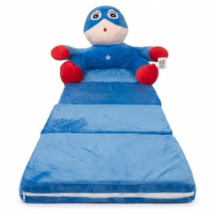 Captain Style Plush Kids Sofa Chair – Soft Cartoon Armchair for Toddlers