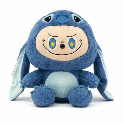 Blue Bunny Character Plush – Soft & Cute Stuffed Toy with Star Eyes