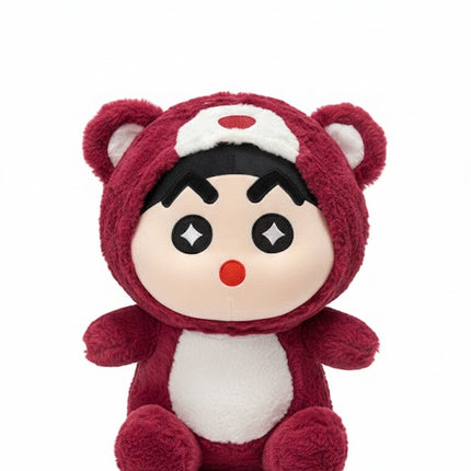 Cute Red Bear Character Plush – Soft & Adorable Stuffed Toy for Kids