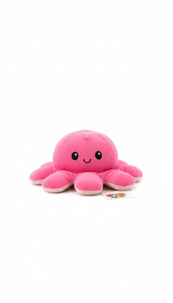 Cute Pink Octopus Plush Toy – Soft & Cuddly Stuffed Animal for Kids