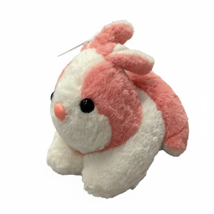 Pink & White Bunny Plush – Soft and Fluffy Stuffed Toy for Kids