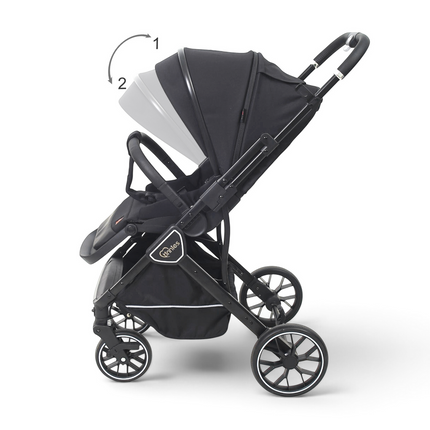TINNIES REVERSIBLE STROLLER - T110 BLACK