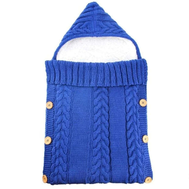 Newborn Baby Sleeping Bag with Sherpa Lining -(0-6Months) Navy