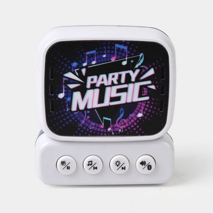 Party Music Sound Box with Mic – Kids Karaoke Speaker Toy | Lights & Music | My Music World (Ages 3+)
