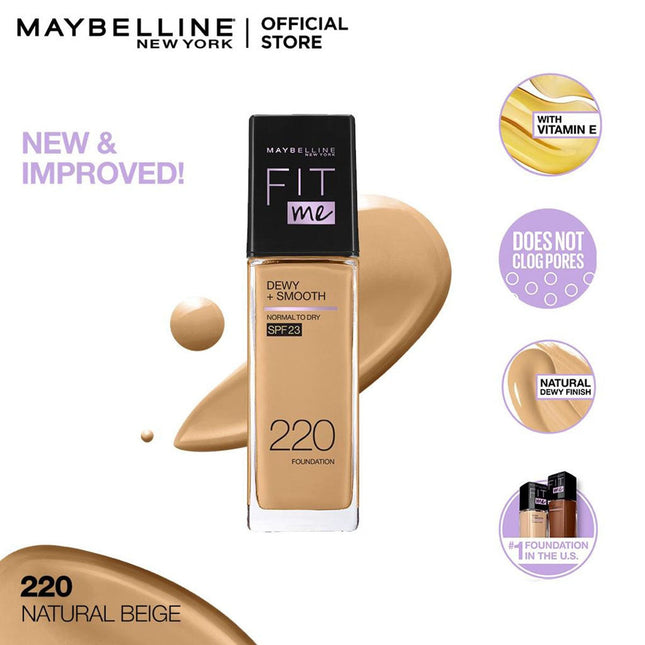 Maybelline Fit me Dewy + Smooth Foundation - 220